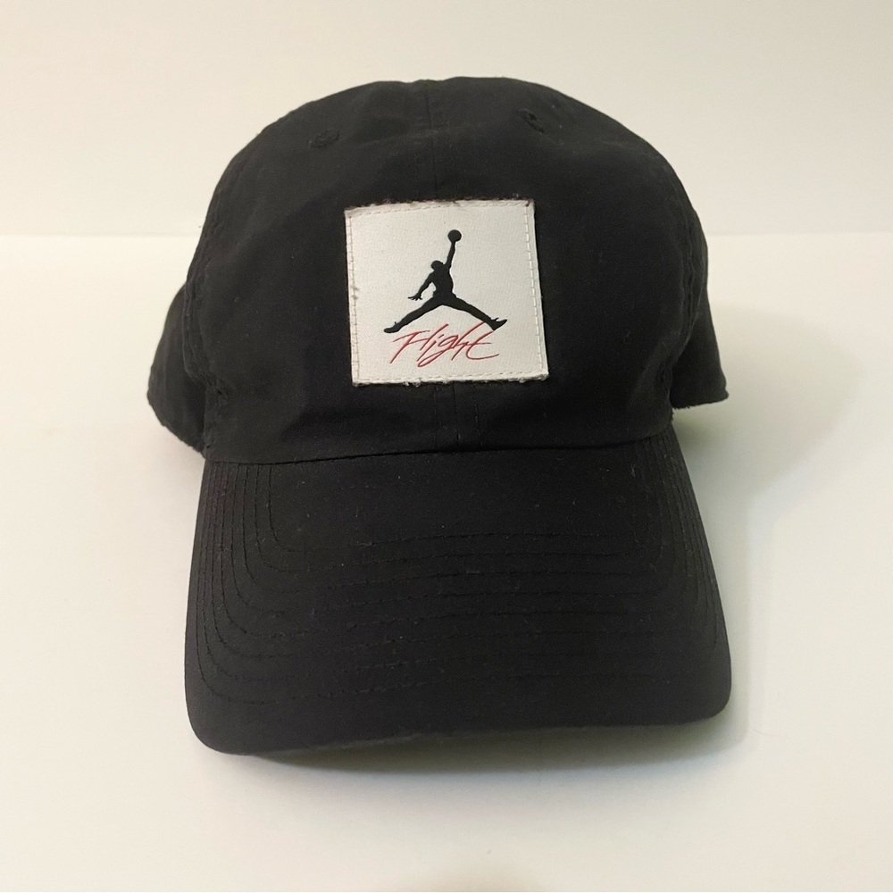 Jordan Nike Hat Patch Adjustable Snapback Cap Black